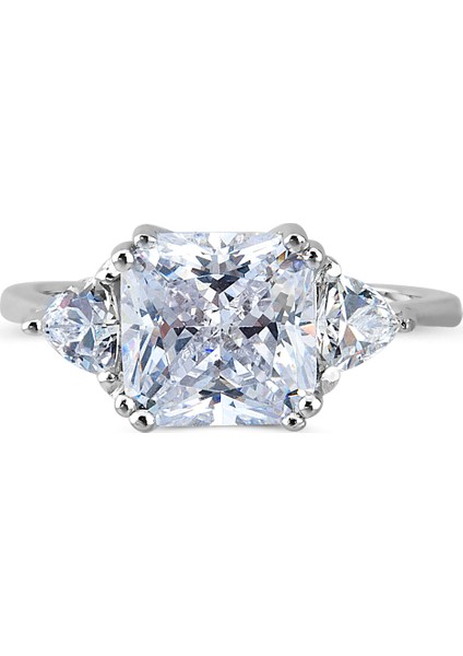 5,4 Carat Üç Taş Yüzük