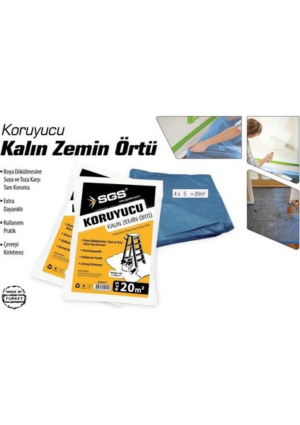 Koruyucu Kalın Zemin Örtü 4 X 5 Mt 090362