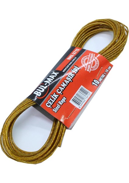 Bul-Max 10 Mt Çelik Çamaşır İpi 090700