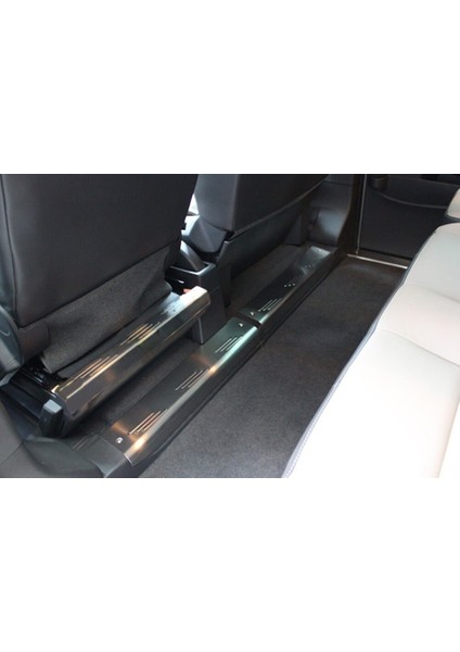 pider Ford Custom Ön Koltuk Arka Eşiği 3 Parça Paslanmaz Çelik 2013-2018