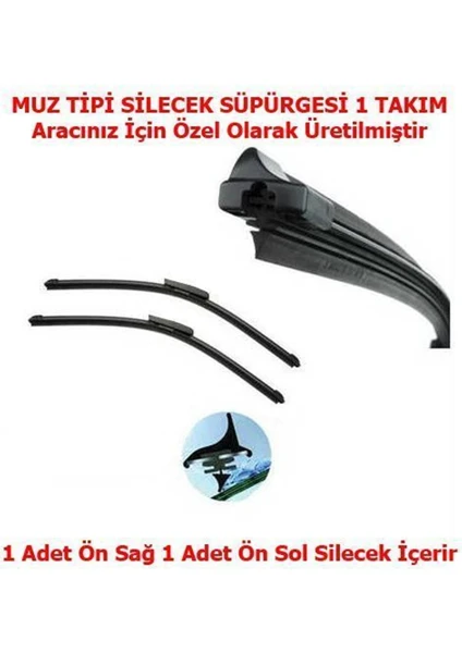 Oto Silecek Opel İnsignia Muz Nettedarikcisi Oto Silecek Süpürgesi Takımı Sağ Sol 07.2008 Sonrası