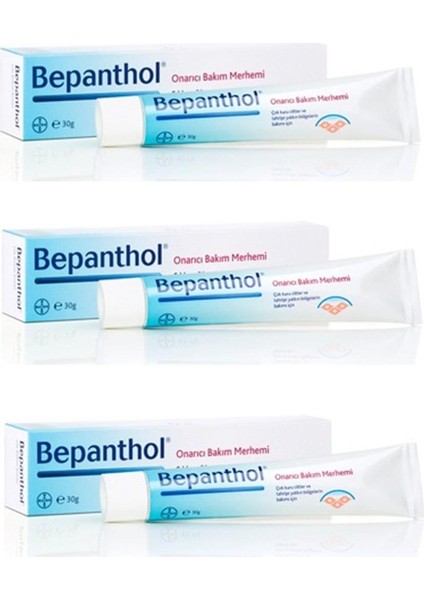 Bepanthol Onarıcı Bakım Merhemi 3 Kutu 90 gr