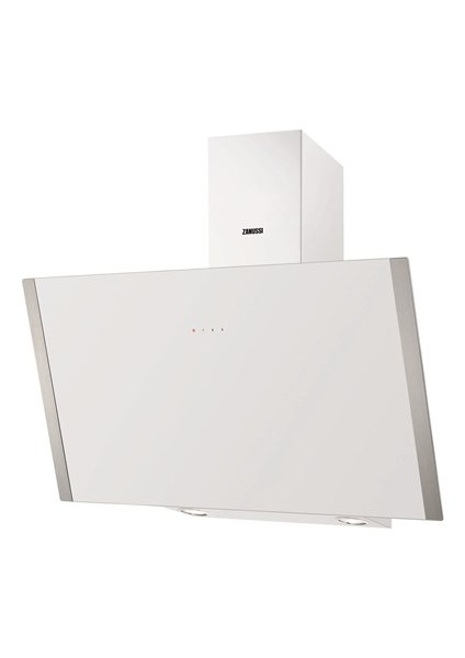 ZHV64450WA 60 Cm Yatay Beyaz Cam Dekoratif Davlumbaz