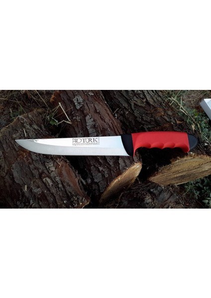 Kesim Bıçağı-3Mm T7 Çelik-Kaymaz Silikon Sap-34Cm