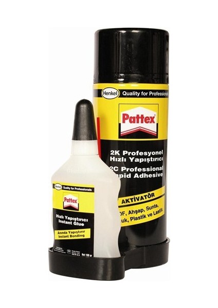 Pattex 2K.Aktivatörlü Hızlı Yapıştırma 200+50