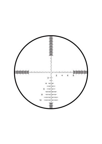 6-24X50 Mıl Dotlu  Tüfek Dürbünü(30Mm)