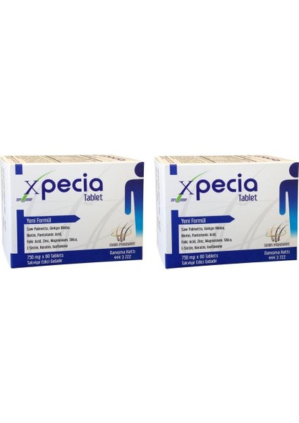 M Xpecia (Erkek) 2 Kutu 120 Tablet