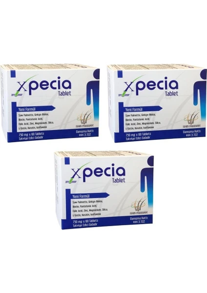 M Xpecia (Erkek) 3 Kutu 180 Tablet