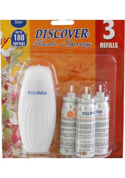 Fresh Sprey Banyo Spreyi 3 Yedekli Star