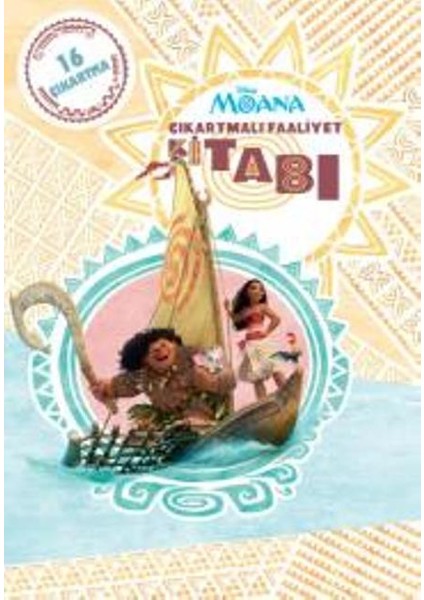Disney Moana Çıkartmalı Faaliyet Kitabı