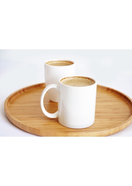 Cappuccino Daire Tepsi