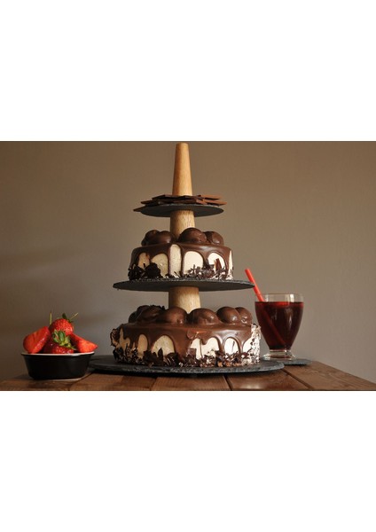 Etna 3 Katlı Taş Pastalık