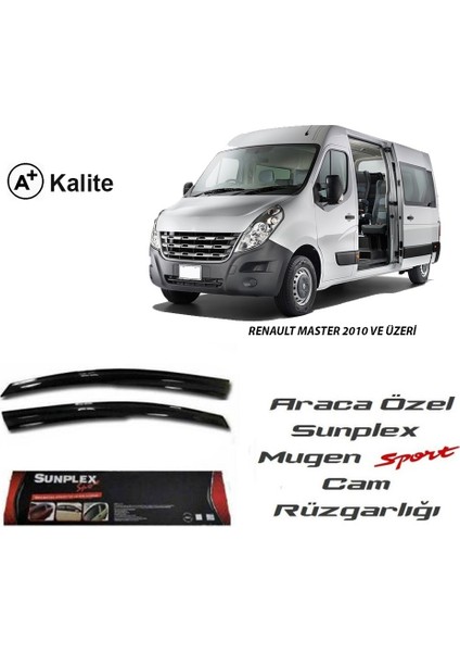 Renault Master Sunplex Mugen Tip 2'Li Cam Rüzgarlığı