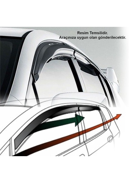 Renault Master Sunplex Mugen Tip 2'Li Cam Rüzgarlığı