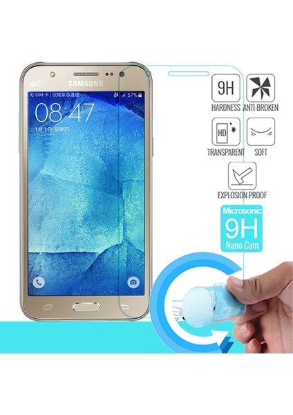 Samsung Galaxy J5 Nano Cam Ekran koruyucu film