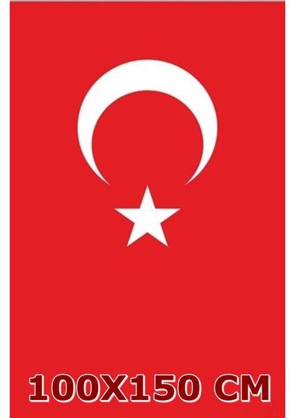 Ulu Türk Bayrağı 100X150 Cm