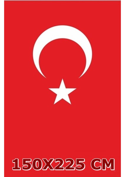 Ulu Türk Bayrağı 150X225 Cm