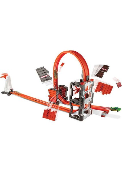 Track Builder Bloklu Mega Yıkım Yarış Seti Dww96