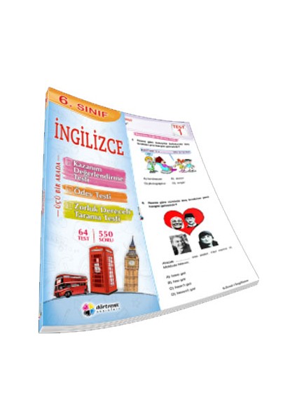 Dörtrenk Yayınları 6. Sınıf İngilizce Yaprak Test