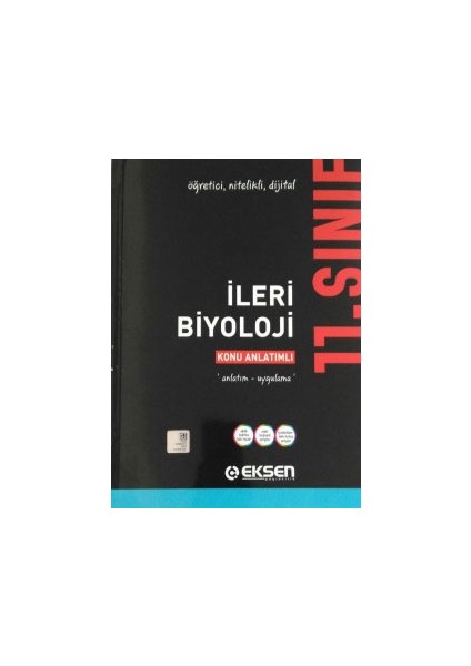 11. Sınıf İleri Biyoloji Konu Anlatımlı