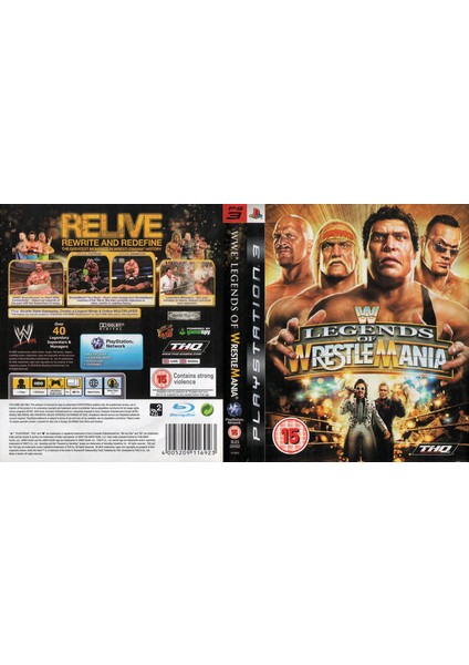 Wwe Legends Of Wrestlemania Ps3