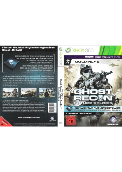 Tom Clancy'S Ghost Recon Future Soldier Xbox 360 fiyatları