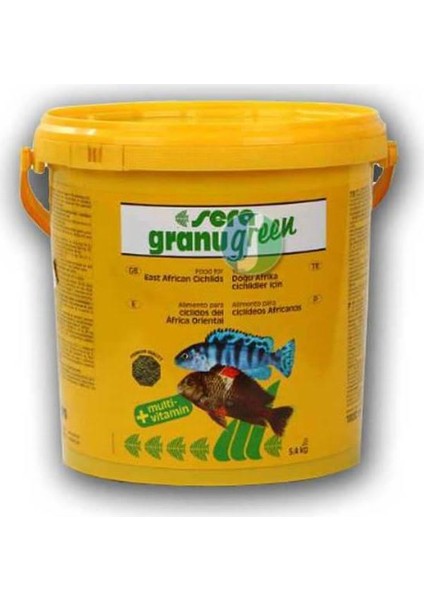 Granugreen 250 Gr Bitkisel Cichlid Balık Yem