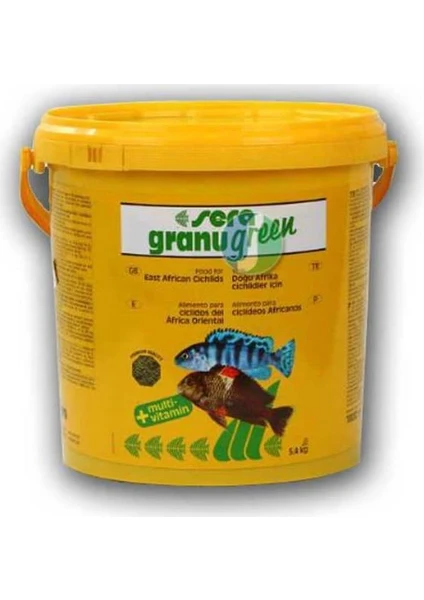 Granugreen 250 Gr Bitkisel Cichlid Balık Yem