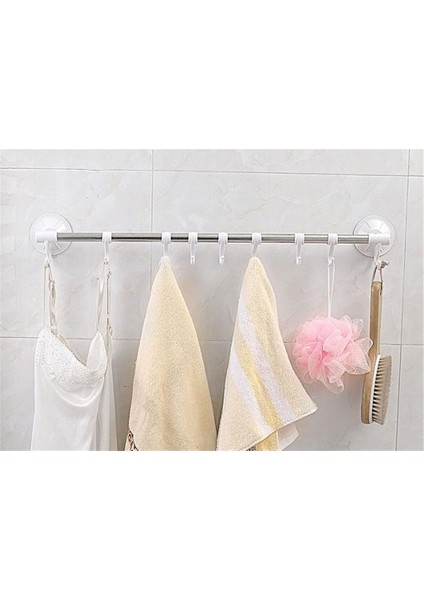 Vantuzlu Banyo Askısı 6 Kancalı fiyatları