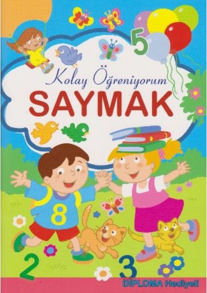 Kolay Öğreniyorum Saymak - Cuberdon Books