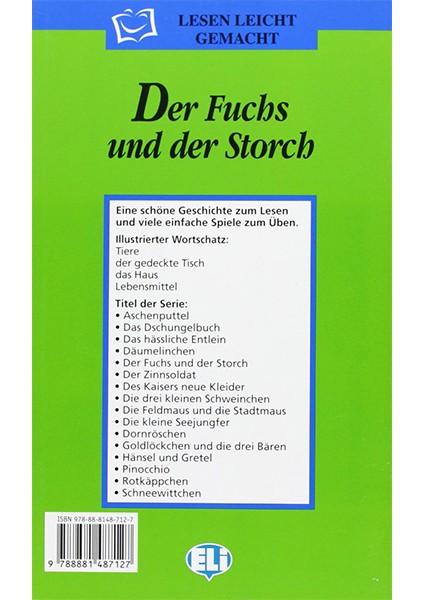 Lesen Leıcth Gemacht Der Fucbs Und Der Storch