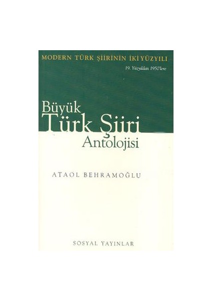 Büyük Türk Şiiri Antalojisi 1 - 2