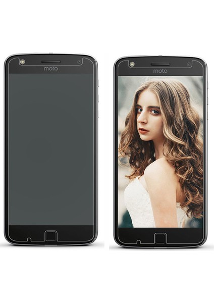 Motorola Moto Z Play Tempered Glass Cam Ekran Koruma