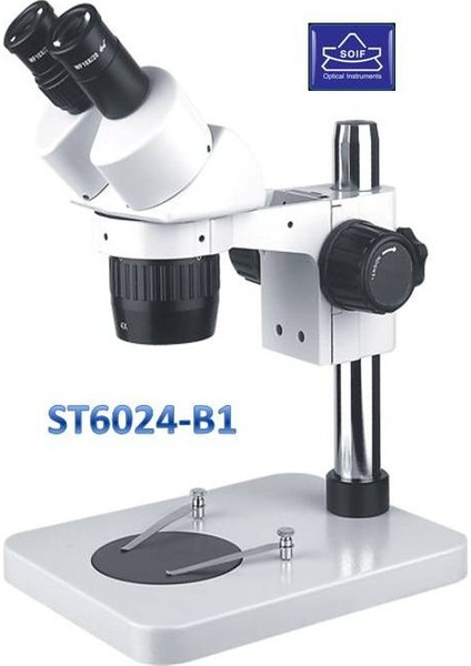 St6024-B1 Binoküler Üstten Ring Led Aydınlatmalı Stereo Mikroskop-40X
