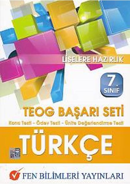 Fen Bilimleri Yayınları  7.Sınıf Türkçe TEOG  Başarı Seti