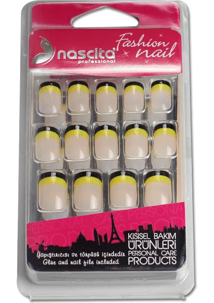 Nasnail 607 Takma Tirnak Luks Fashion 24 L
