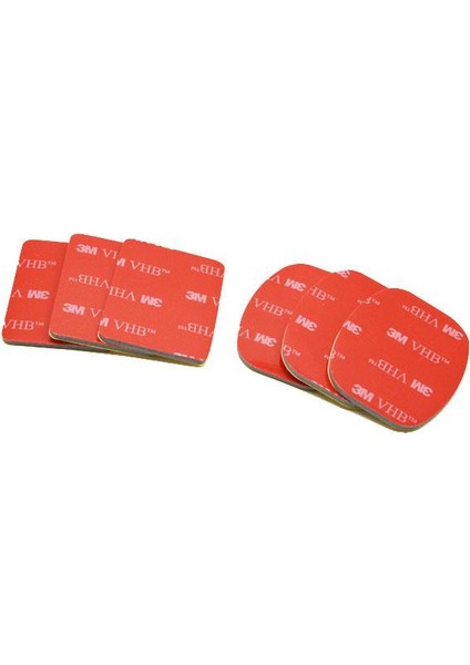 Aksiyon Kamera 3 Oval 3 Düz Yapışkan Aparat