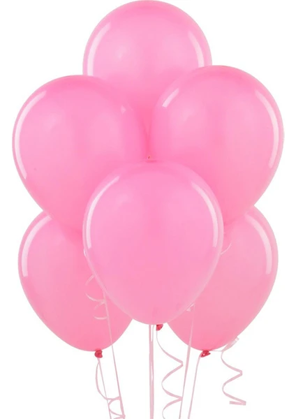 Pembe Metalik Balon