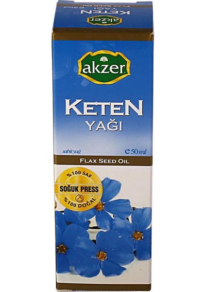 Keten Yağı Soğuk Press 50Cc