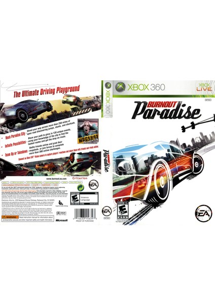 Burnout Paradise Xbox 360