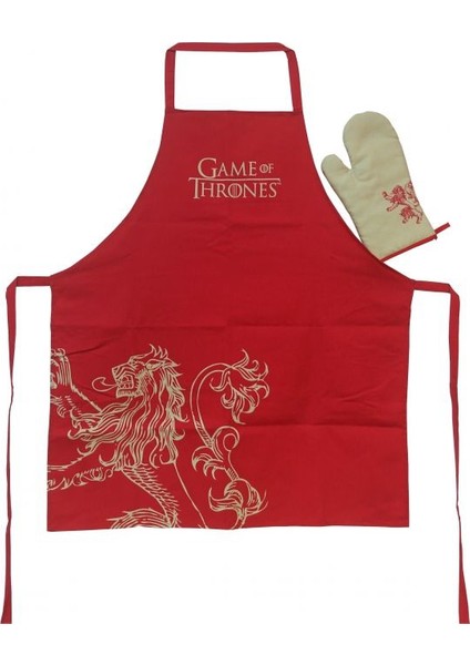 Game Of Thrones Lannister Mutfak Önlüğü Ve Fırın Eldiveni