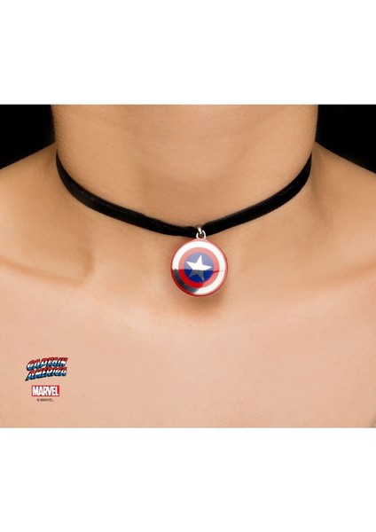 Body Vibe Marvel Captain America Tasma Kolye