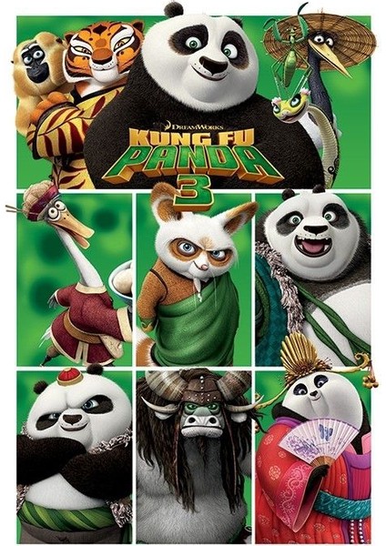 Maxi Poster Kung Fu Panda 3 Characters Pp33788