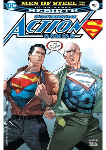 Action Comics (2016-) #967 Fasikül İngilizce Çizgi Roman