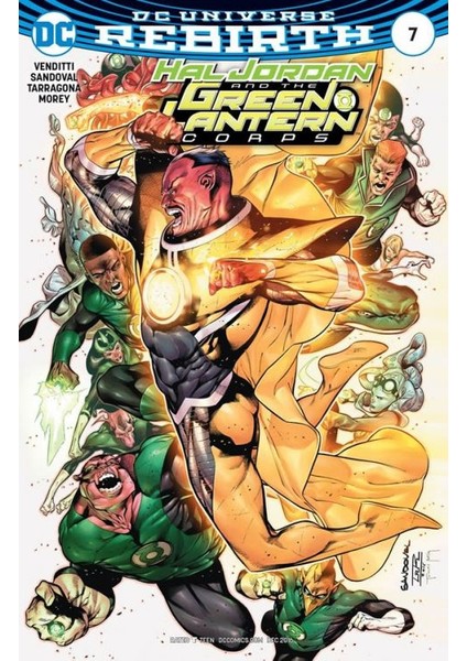 Hal Jordan And The Green Lantern Corps (2016-) #7 Fasikül İngilizce Çizgi Roman