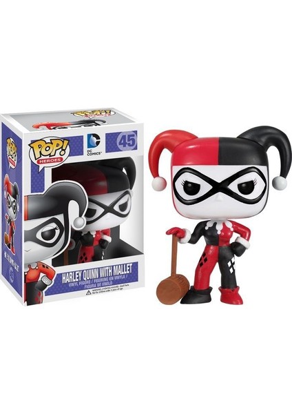 Pop Heroes Harley Quinn With Mallet