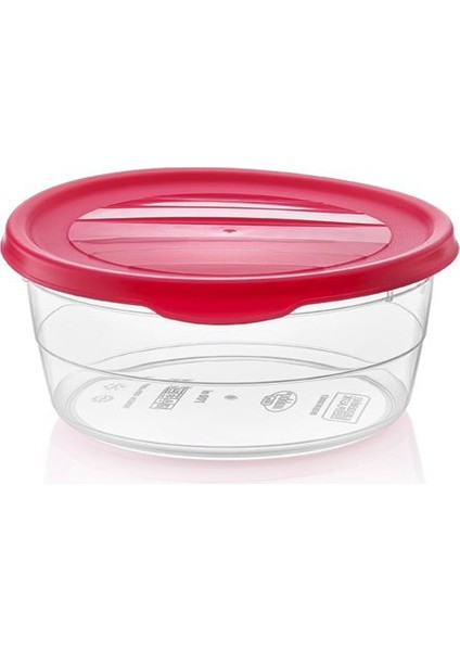 Yuvarlak Trend Saklama Kabı 700 Ml 6'lı 21006