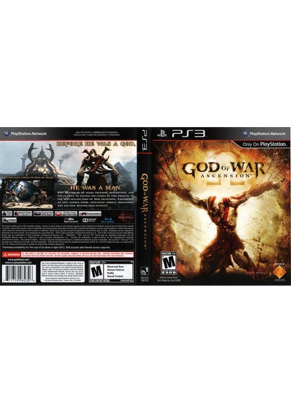 Türkçe Pal 2 God Of War Ascension Ps3 modelleri