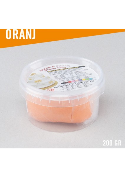 Şeker Sugar Oranj Şeker Hamuru (200 gr)