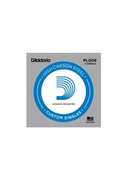 PL009 Tek Elektro Gitar Teli (9)